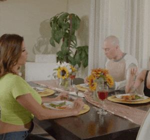 fiancee shows in-laws how it's gonna be