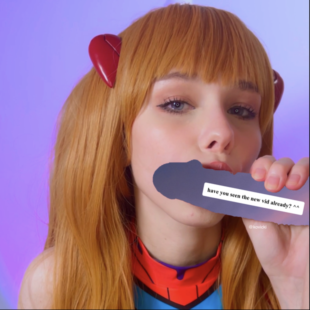 asuka langley b/g video now live!