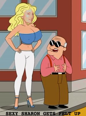 SEXY SHARON GETS GROPED