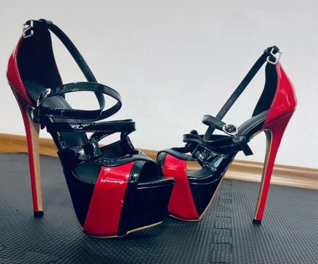 Sexy high heels red black