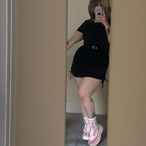 Cheating slut will do anything to get dick...