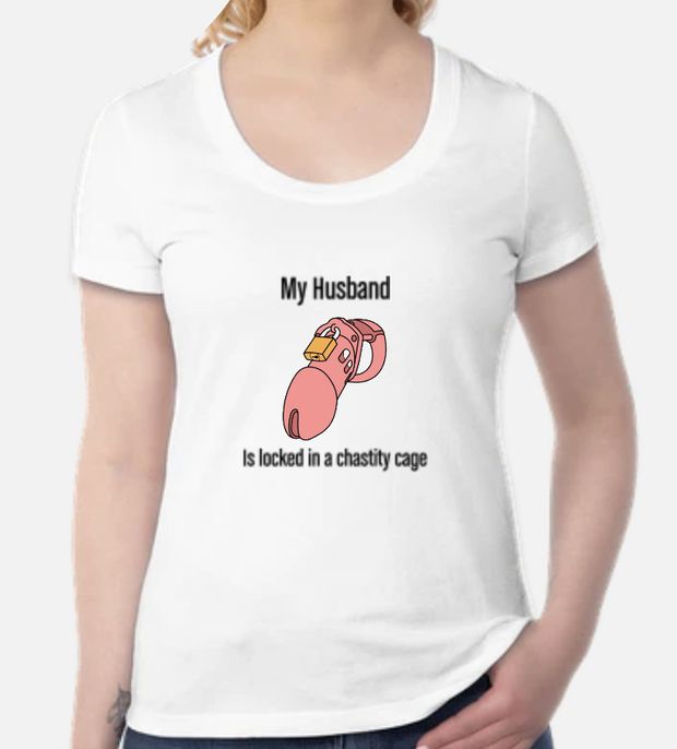 Chastity cage tee shirt