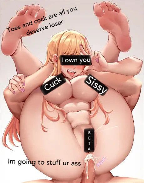 Toes and cock only for losers