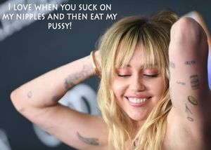 Miley talking
