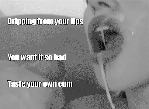 My cum, your cum; anyone is invited to cum on my face and lips~