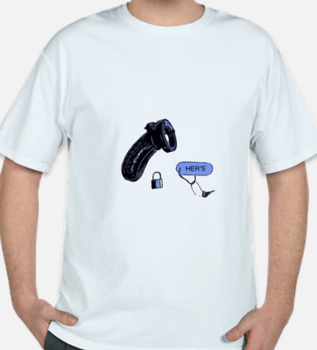 Chastity cage shirt
