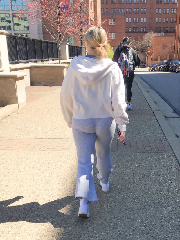 sexy blonde with a nice ass