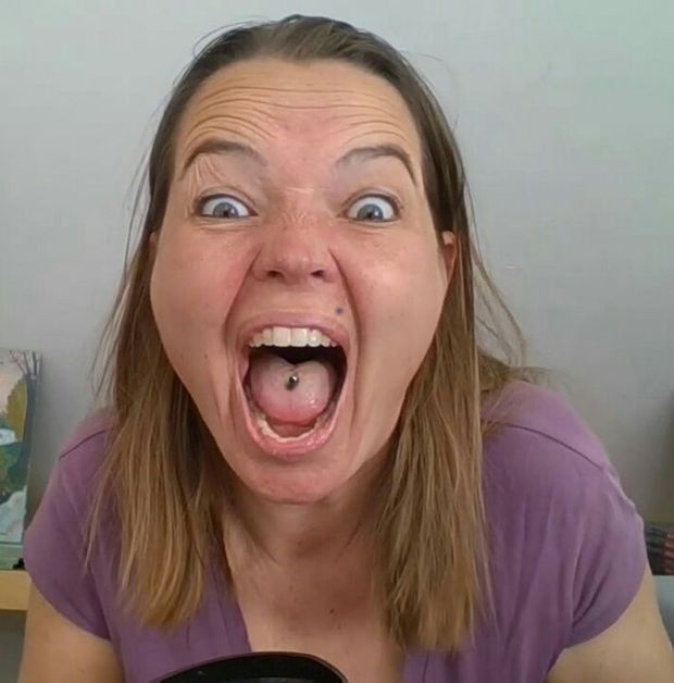 Open fucking mouth