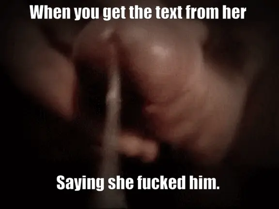 You couldn’t hold it any longer when she finally texted you.