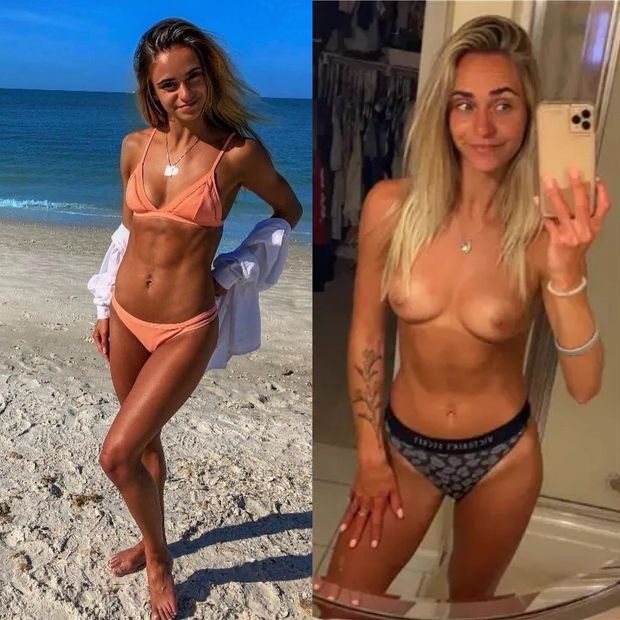 Beach Blonde Boobs