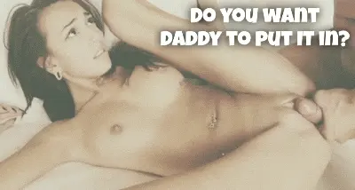 Daddy wants to slide inside her cute little pussy