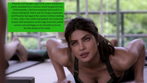 Priyanka serves her gym