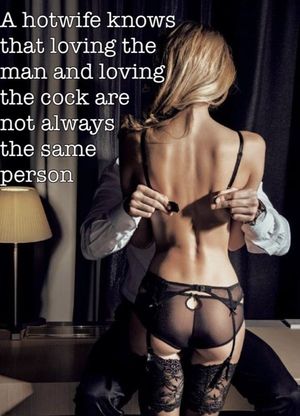 The cock is her desire - not the heart