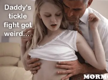 My daughter always gets horny when we tickle fight