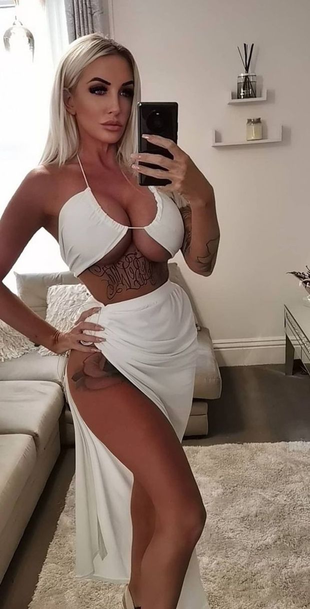 white dress