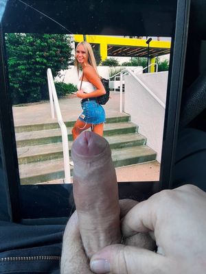 Her ass looks amazing in the mini skirt