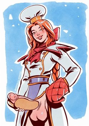 Hotdog Futanari Chef