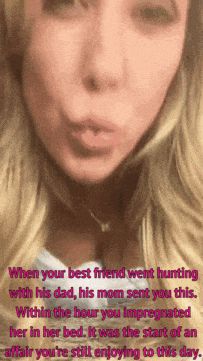 Your best friend's hot married mom inviting you to fuck her all weekend