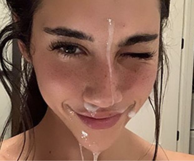 Lightly glazed brunette