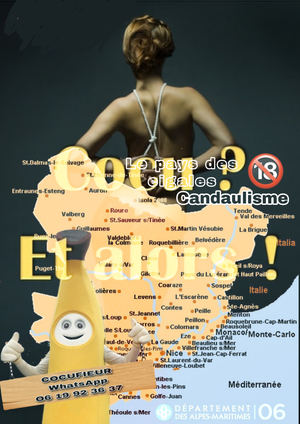 Cocu alpes maritimes sosbooty naturisme France