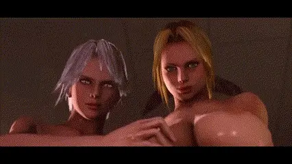 Futa Christie & Helena cumshot POV