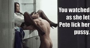 She didn't think you were watching