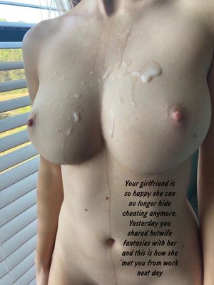 I just love the glitter in her eyes after she fucked another man