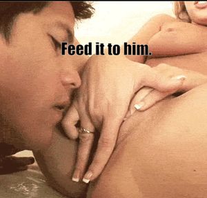 Feed the cum in your pussy to your husband. Regardless of who's it is.