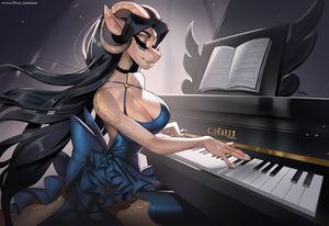 classy dragon pianist