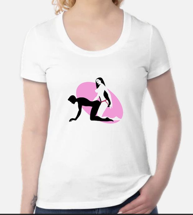 Her pegging shirt