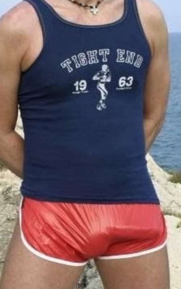 Big hard bulge in boyshorts