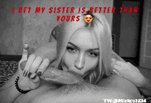 My Sister sucking balls caption 2 ##