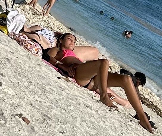 Beautiful beach babe