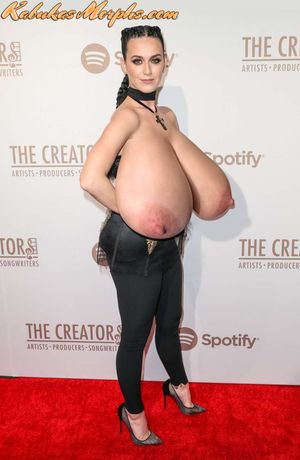 Katy Perry exposing her huge nipples in a party