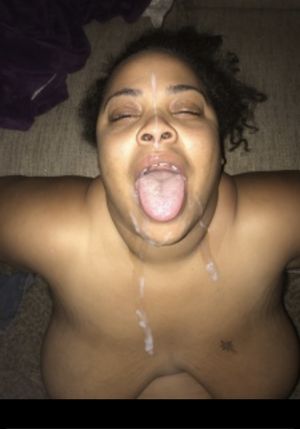 Cum on her