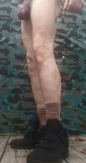 Hike in a thong bulging