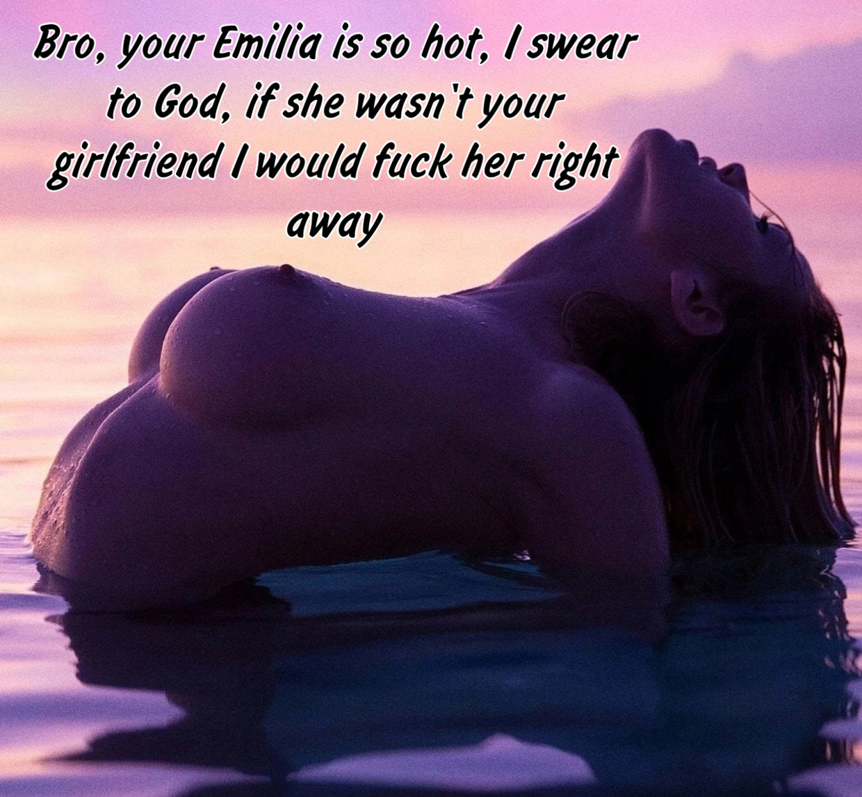 Bro, you don’t have to restrain yourself. Go for it