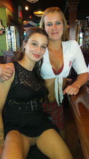 Real amateur pussy flashing