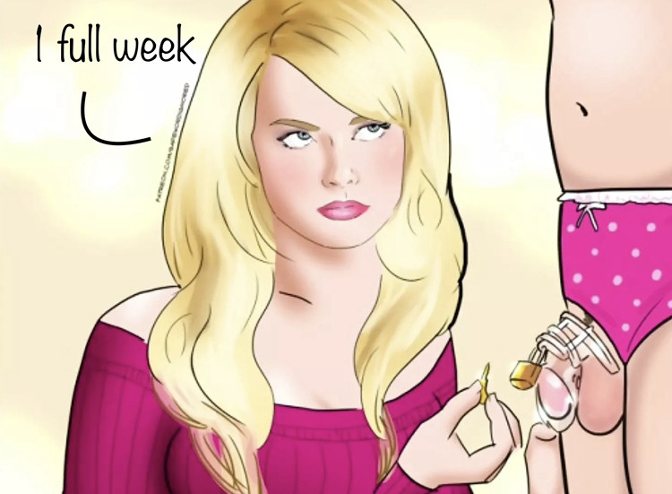 A week in chastity