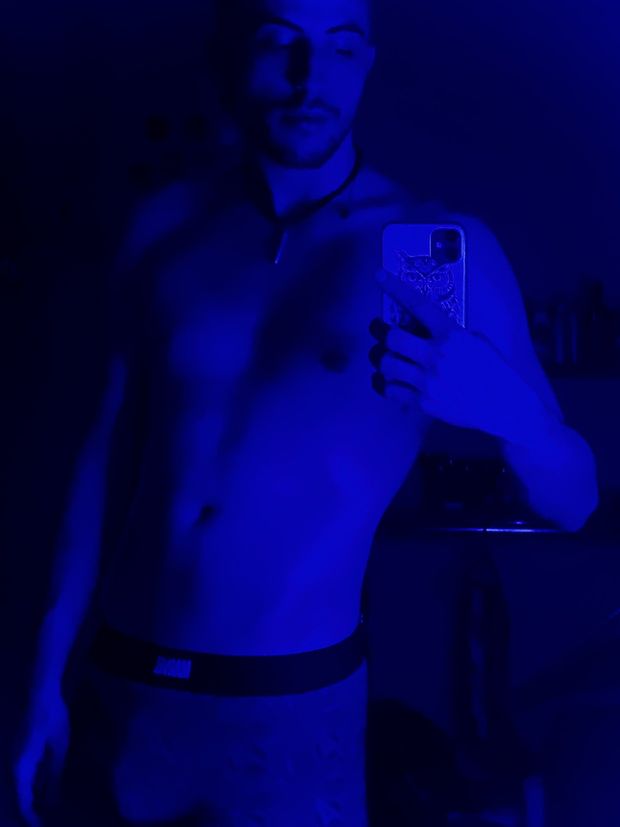 Posing in front the mirror