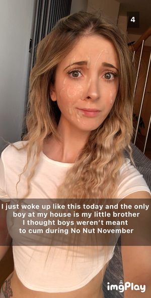 Brother uses sister to relieve himself during No Nut November