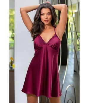 Pour Moi Dusk Satin Chemise