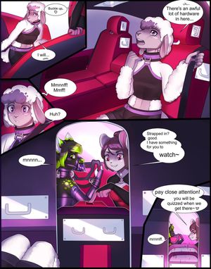 Listen... I know what you're thinking... How'd a cutie like me wind up in this car... Koi!?? *glares at Koi* How did I end up in this car?