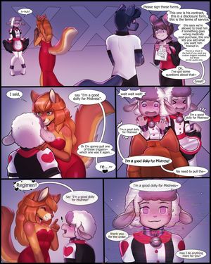 Before I knew it, I was so lost in pleasure and probably the hypnosis... this cutie was being trained by different masters *tail wiggle*