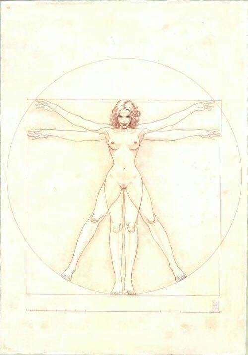 Vitruvian Woman
