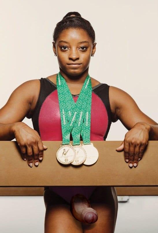 She’s the greatest gymnast ever, and who'd of thought she had a penis under her outfit