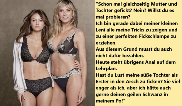 Heidi and Leni Klum