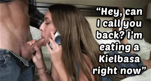 She loves sausage