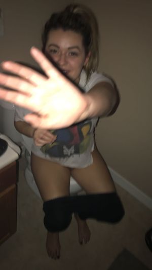 Paige pissing at a party