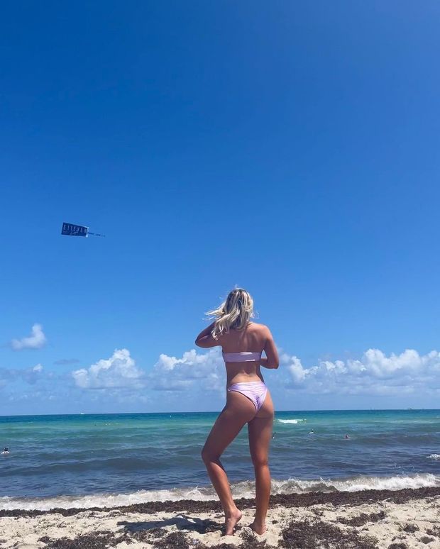 Chrissy Blair Pink Bikini 2023